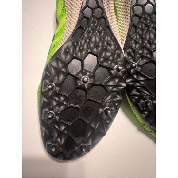 Nike Men\'s Size 12 Zoom Rival 9 Track Spike Shoes Electric Speckled Neon Green main image 13